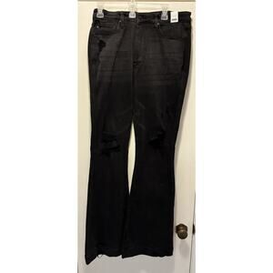 Judy Blue Womens Jeans 15/32 Black High Top Stretch Bootcut Pants